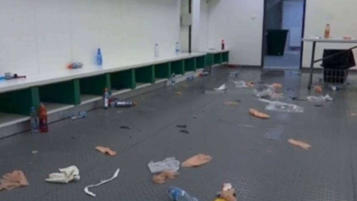 Sale a la luz: El desastre que dejó el Barcelona en el vestuario del Slavia Praga