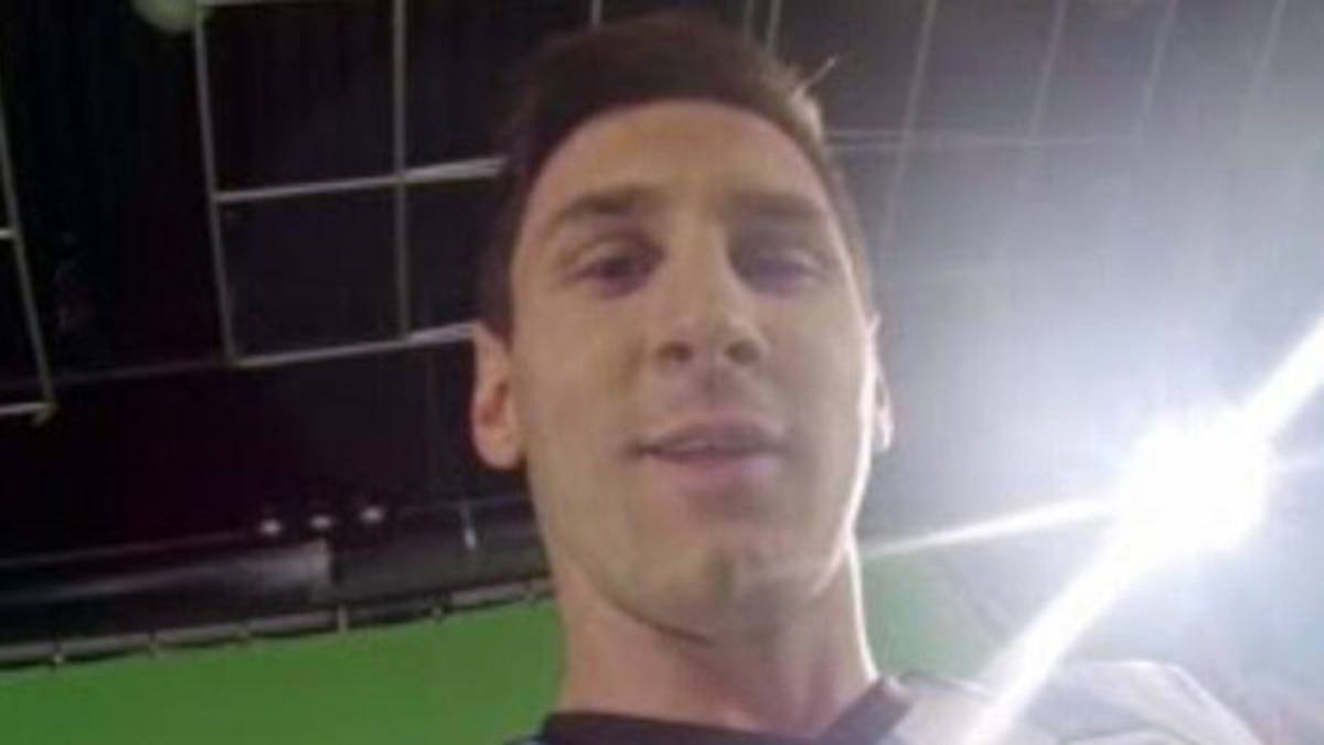 VIDEO: Messi se graba con una cámara Go Pro junto a Federer