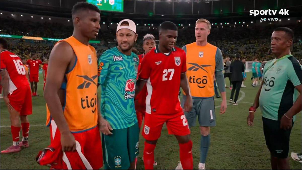Neymar vuelve locos a los panameños tras la paliza de Brasil y un invitado de lujo