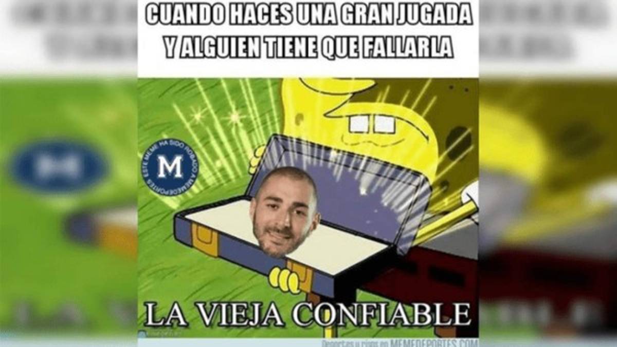 ¡Atacado Benzema! Lluvia memes tras empate del Real Madrid y Atlético