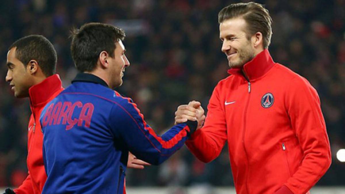 Beckham se retira del fútbol por culpa de Messi