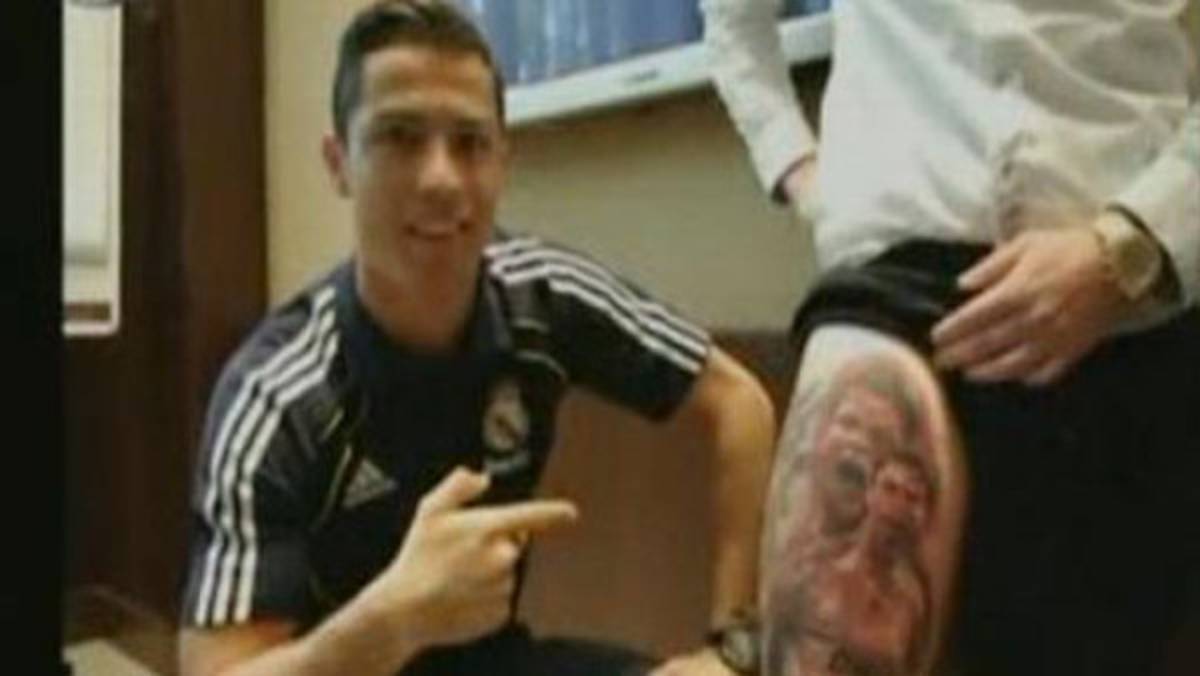 Un aficionado loco por Cristiano Ronaldo
