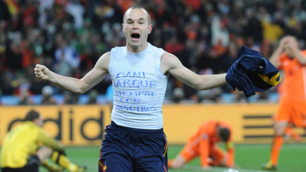 Andrés Iniesta anunció que será padre