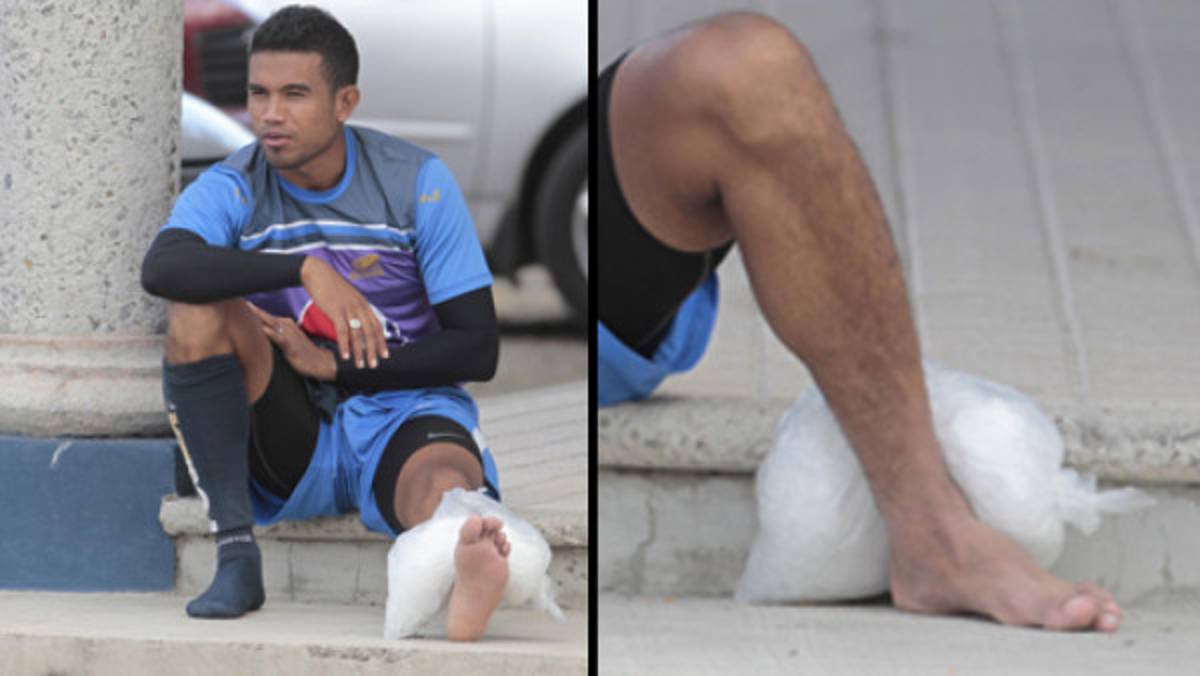 ¡Carlos Discua da el susto!