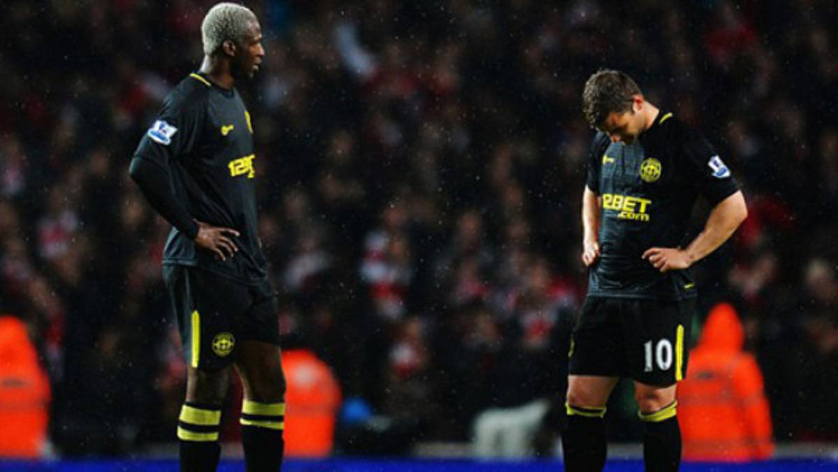 Wigan, esta vez no repitió la hombrada