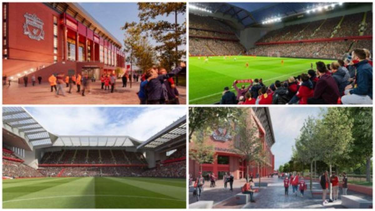 Así será el nuevo Anfield del Liverpool: Para más de 60 mil personas por $78 millones