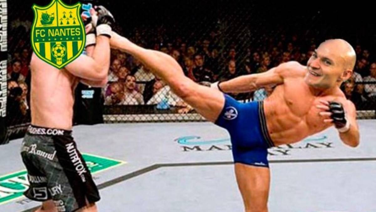 ¡Lluvia de memes! Patada de árbitro a jugador en Francia genera imagenes para morir de la risa