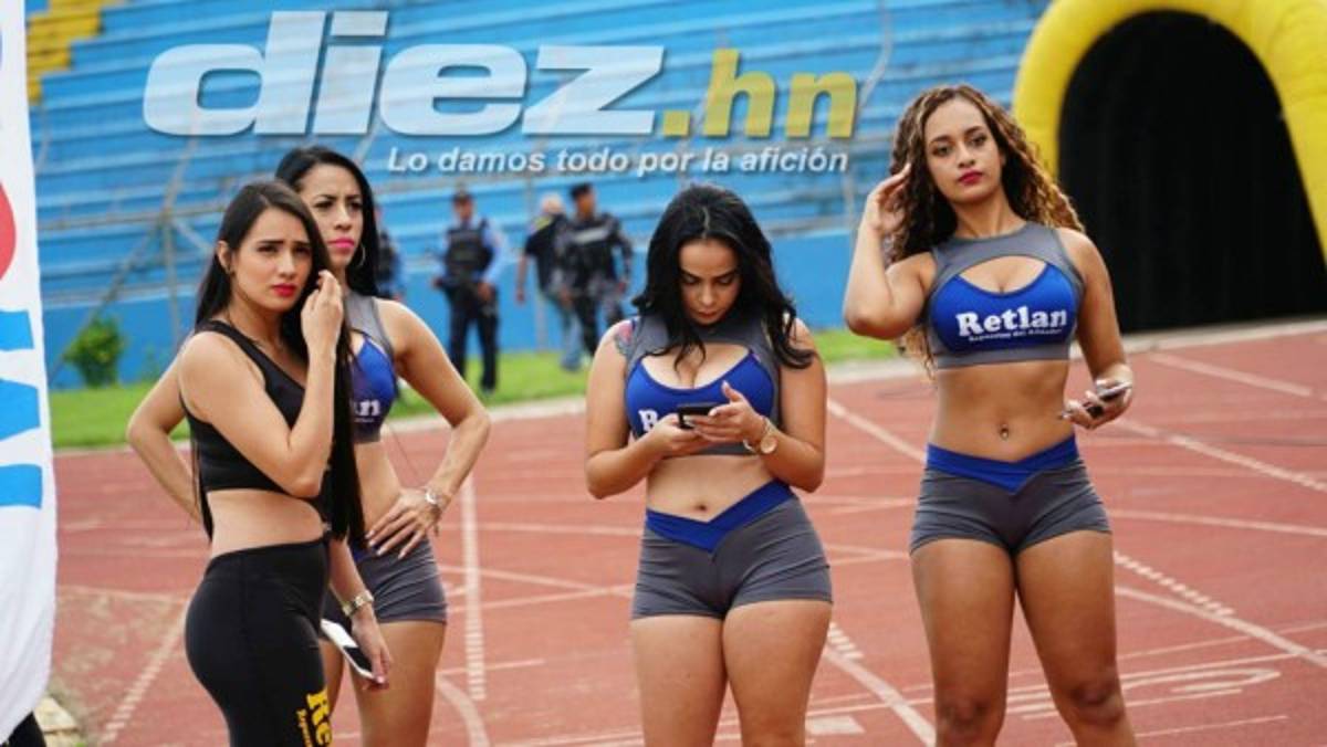 ¡ESPECTACULARES! Las bellezas que adornaron la final Real España - Motagua