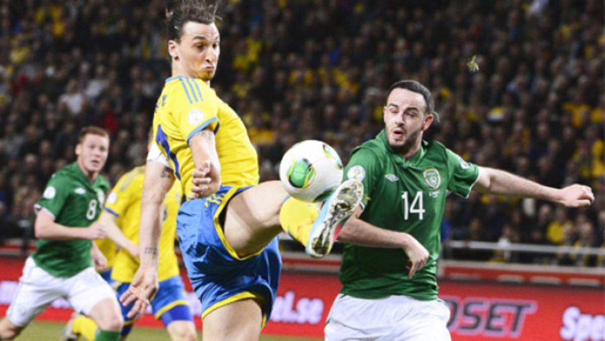 Suecia se estrelló ante Irlanda