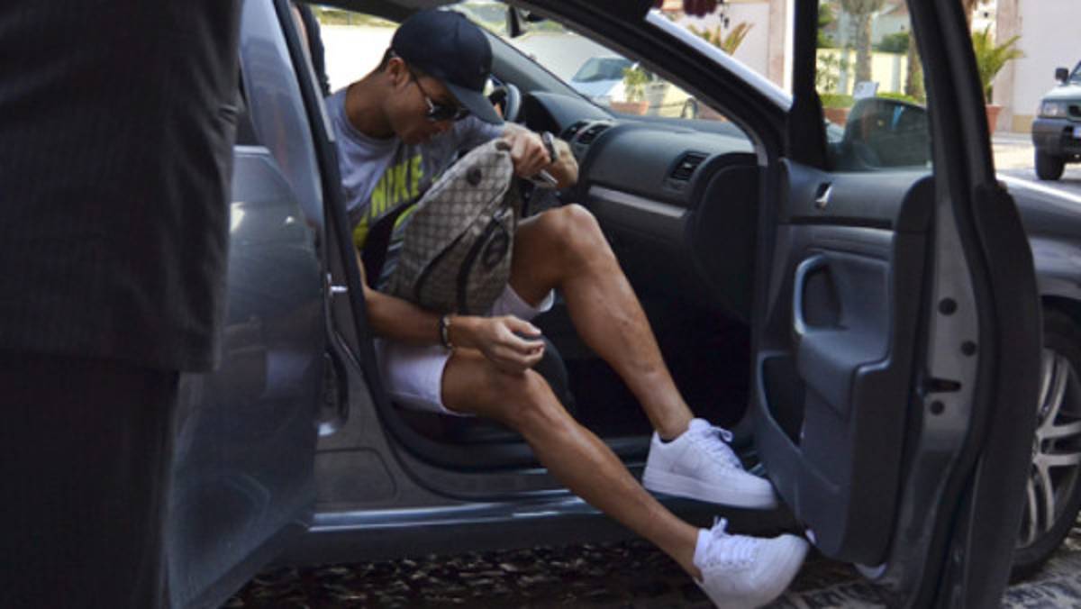 Cristiano Ronaldo está lesionado y no entrena con Portugal