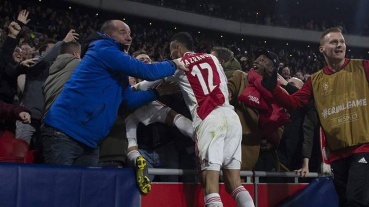 No viste en TV: El espectacular camerino del Ajax y la visita de Florentino Pérez