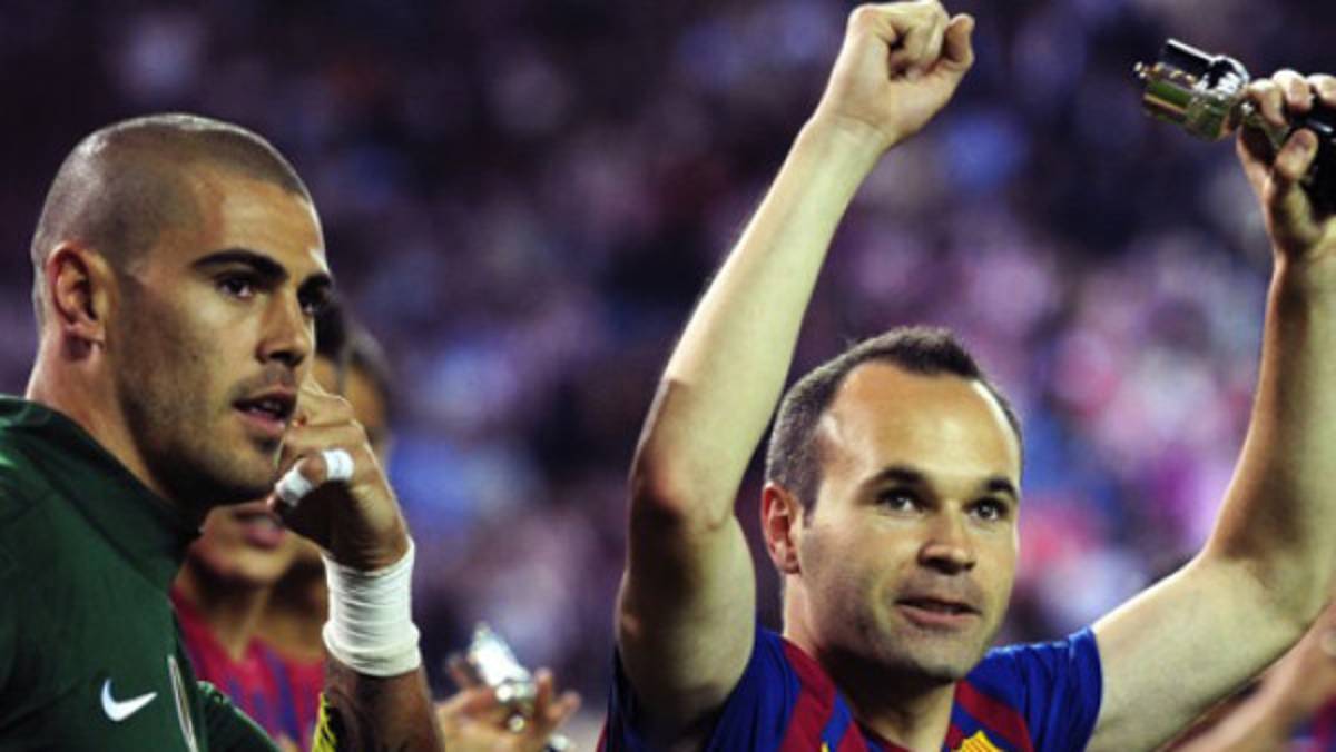 Iniesta: 'Para mí, Víctor Valdés es el mejor portero del mundo'