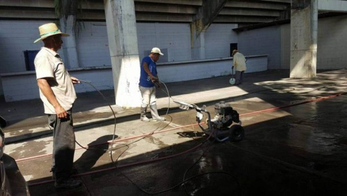 El estadio Morazán recibe 'mimos' de cara al juego Honduras-Costa Rica