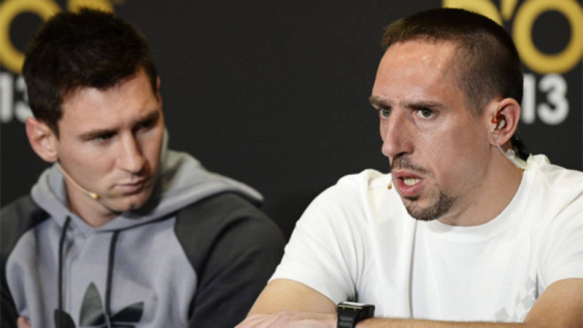 Ribery: 'Tengo las mismas opciones que Cristiano y Messi”