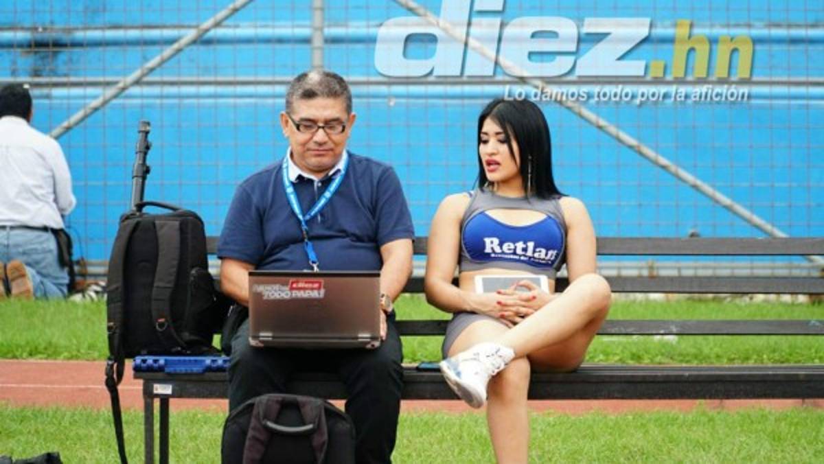 ¡ESPECTACULARES! Las bellezas que adornaron la final Real España - Motagua