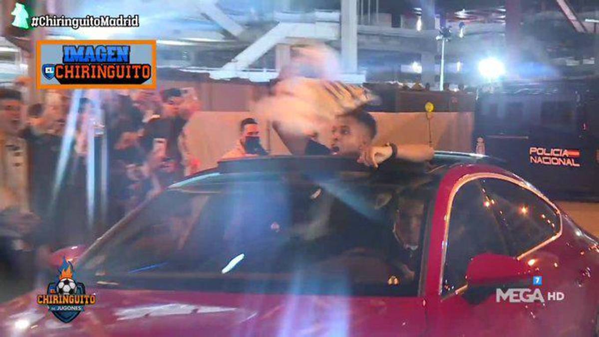 No se vio en TV: Alaba y su indirecta al PSG, el festejo en camerinos y crack celebró en las afueras del Bernabéu