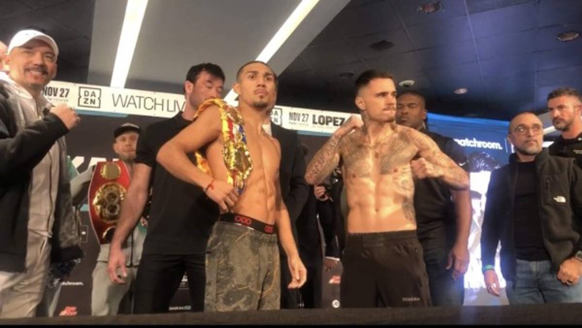 ¡Instinto asesino! Así calientan Teófimo López y Kambosos la pelea por la corona: pesaje, conferencia y entreno