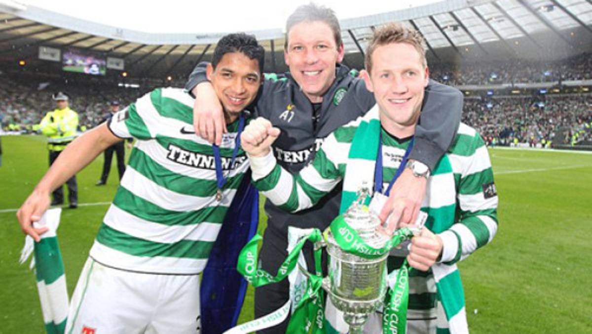 Emilio Izaguirre fue suplente en triunfo del Celtic