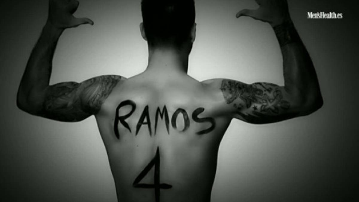 Sergio Ramos en la nueva portada de Mens Health