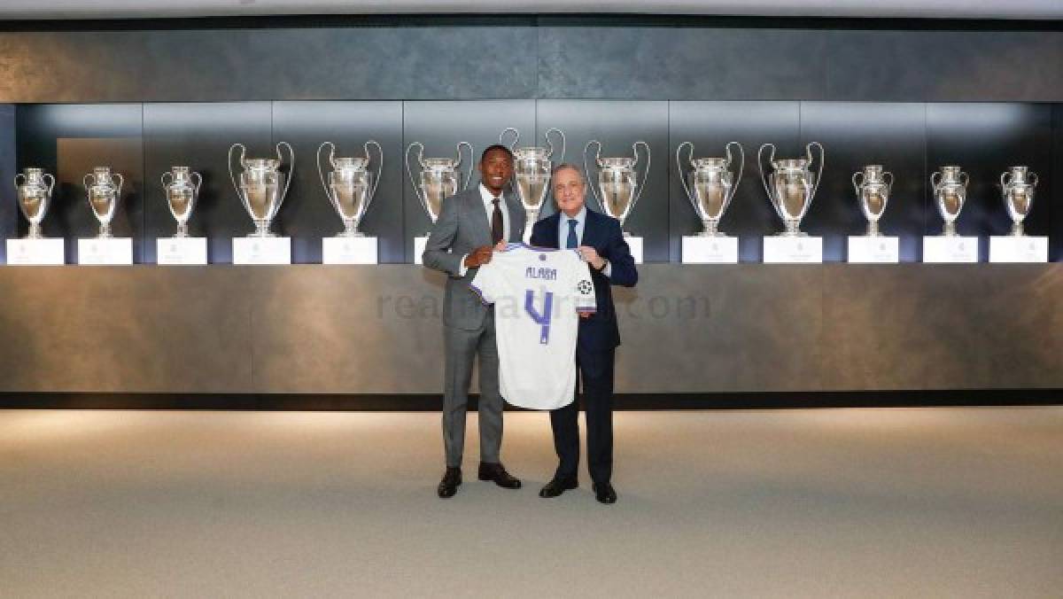 Así fue la presentación de Alaba con el Real Madrid: sorpresa con su dorsal y los regalitos que recibió