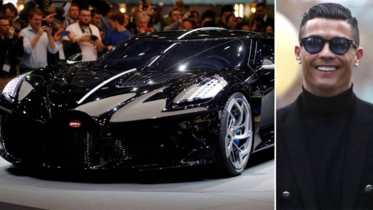 CR7 sueña con ellos: Cristiano Ronaldo escoge la mejor alineación de los espectaculares autos Bugatti