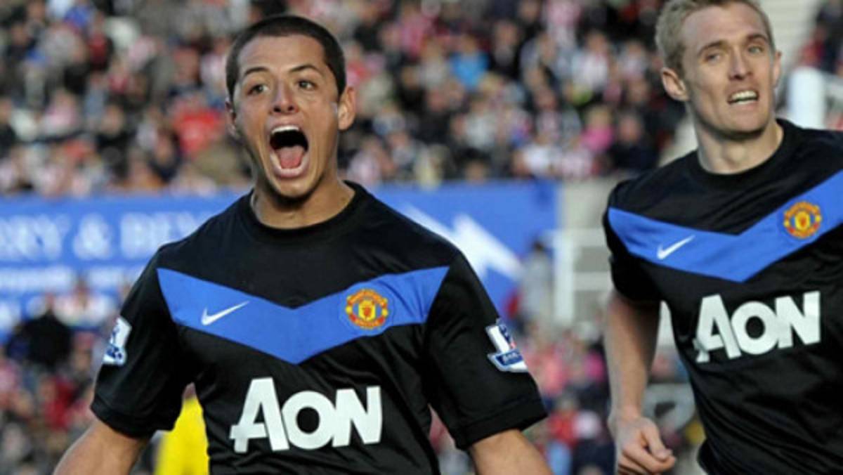 'Chicharito' no para de golear en el Manchester United