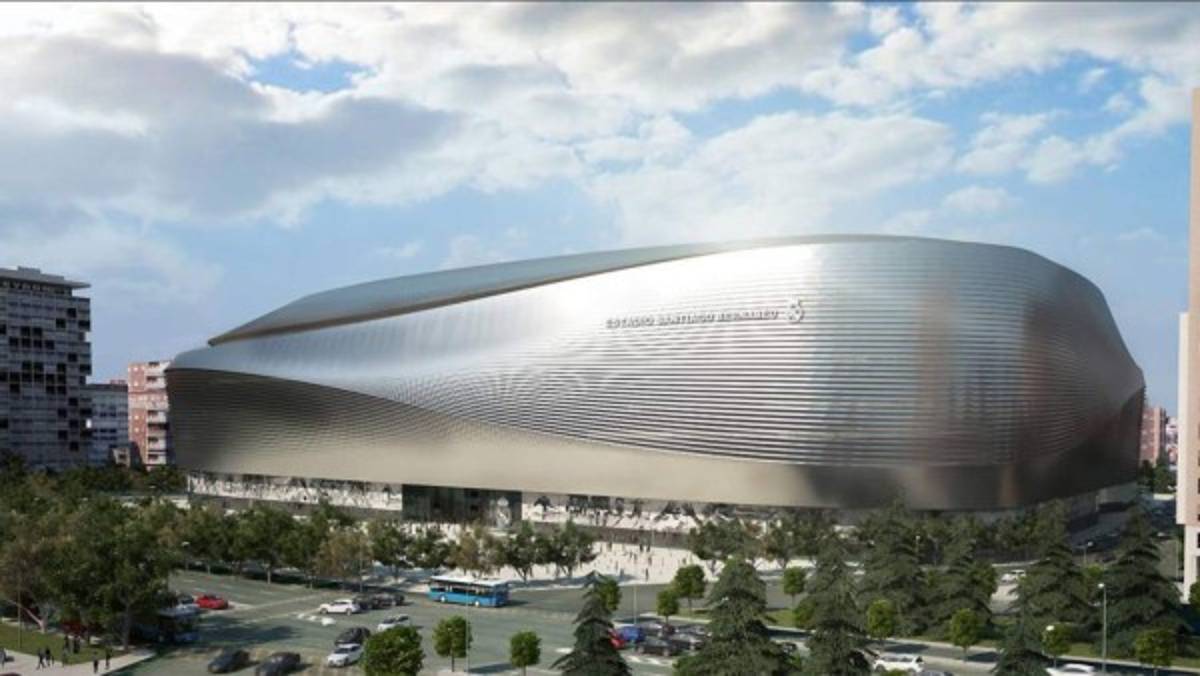 Así siguen las obras para el nuevo Santiago Bernabéu: La cubierta del estadio, en septiembre