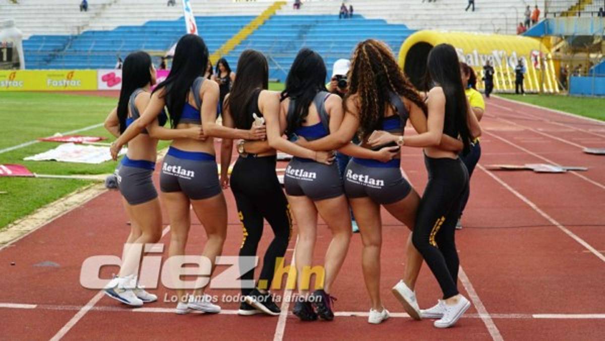 ¡ESPECTACULARES! Las bellezas que adornaron la final Real España - Motagua