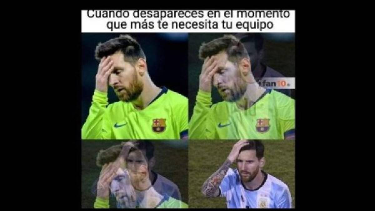 Los memes hacen pedazos a Messi y al Barcelona tras el empate ante el Slavia Praga