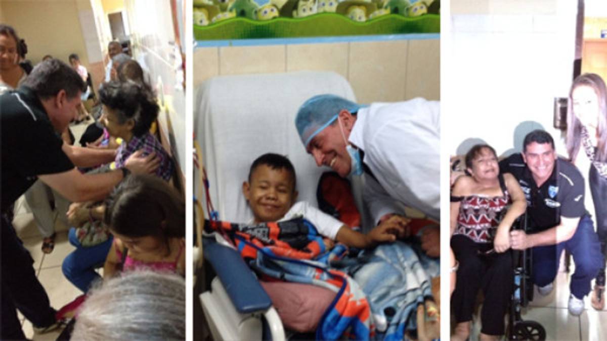 La visita de Suárez a Fundación Padrino