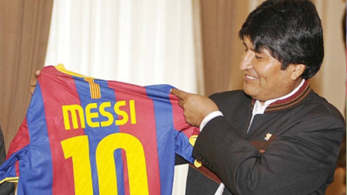Evo Morales condecorará a Messi y seleccionados bolivianos se molestan