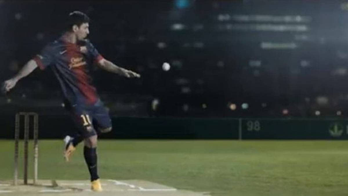Messi deja el fútbol y se pasa al cricket