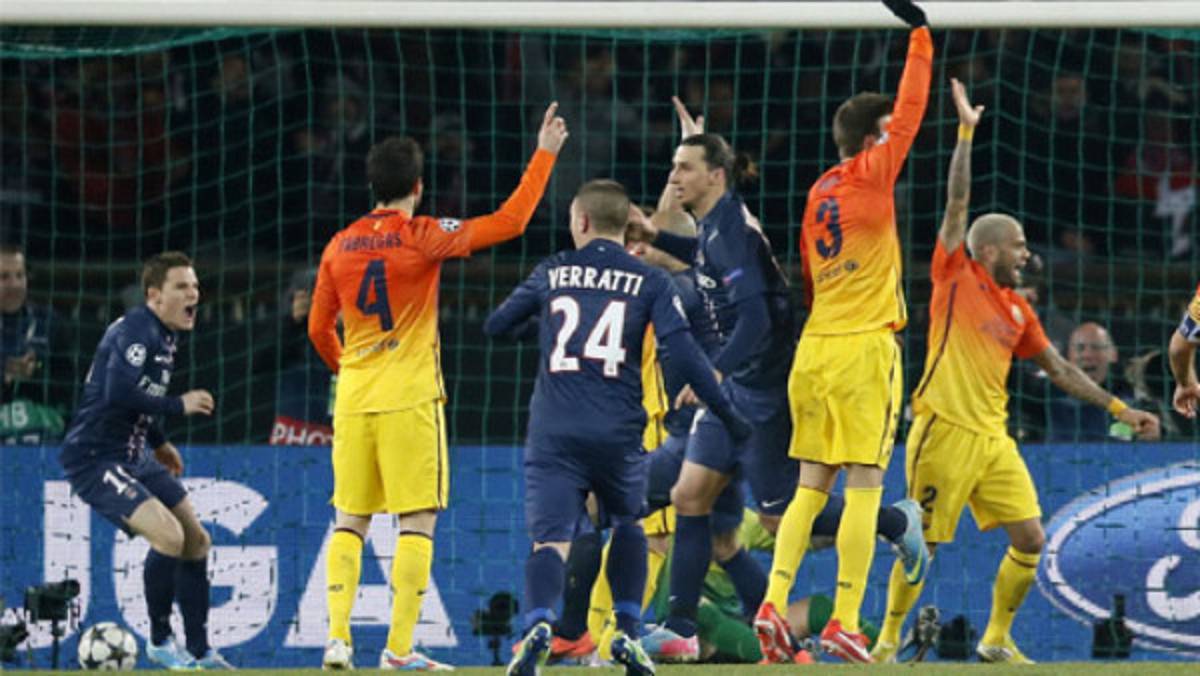 Ibrahimovic le anotó en posición adelantada al Barcelona