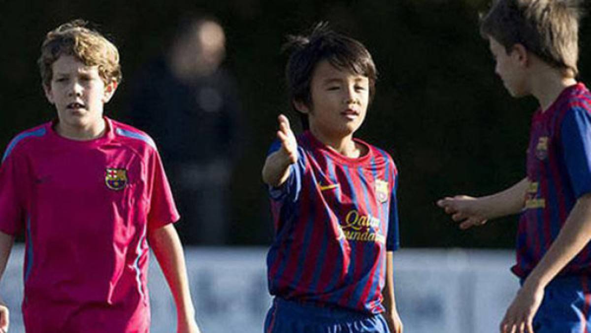 La nueva promesa del Barcelona tiene 10 años