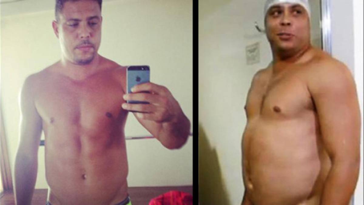 Ronaldo bajó de peso de manera alucinante