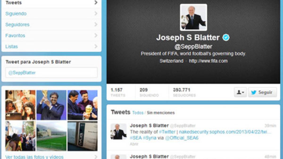 Piratean las cuentas de la FIFA en Twitter