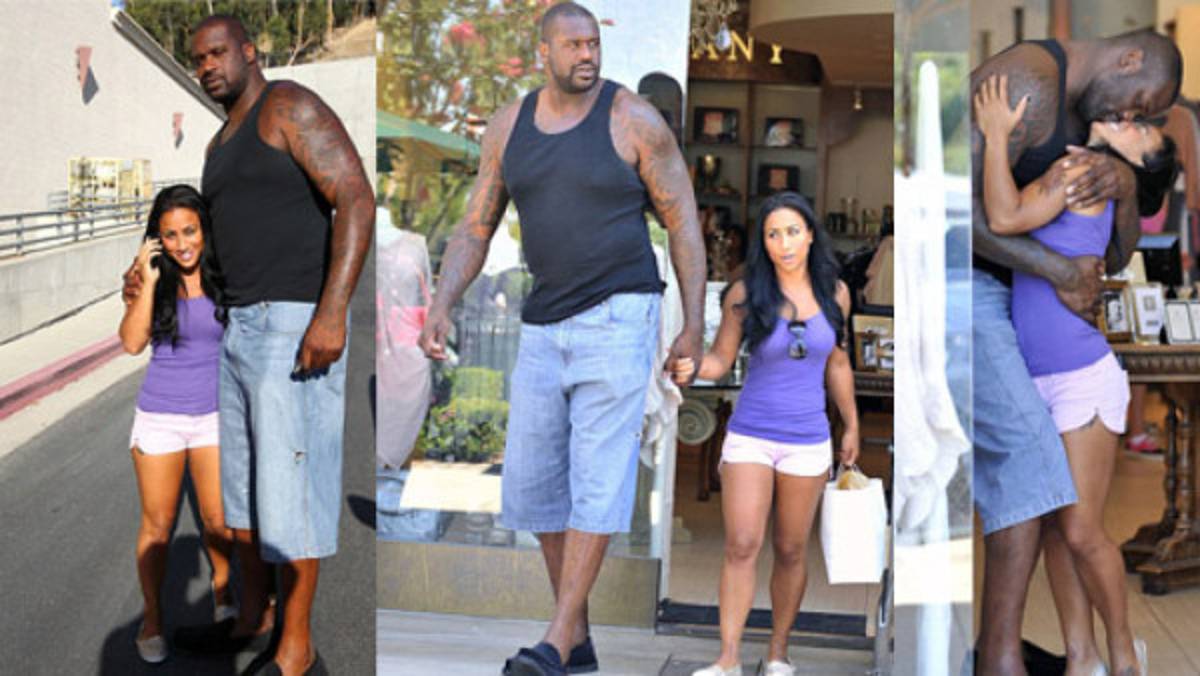 Shaquille O’Neal y su pequeña novia