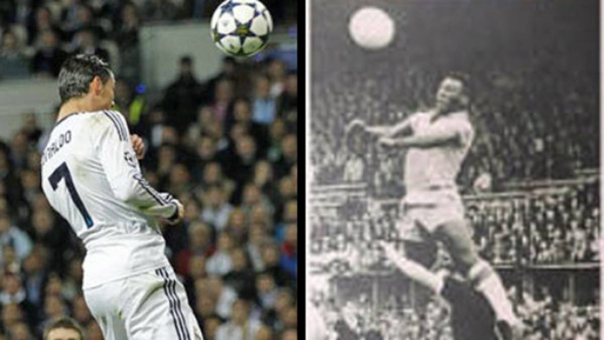 Comparan gol de Cristiano con el cabezazo de Pelé ante Italia