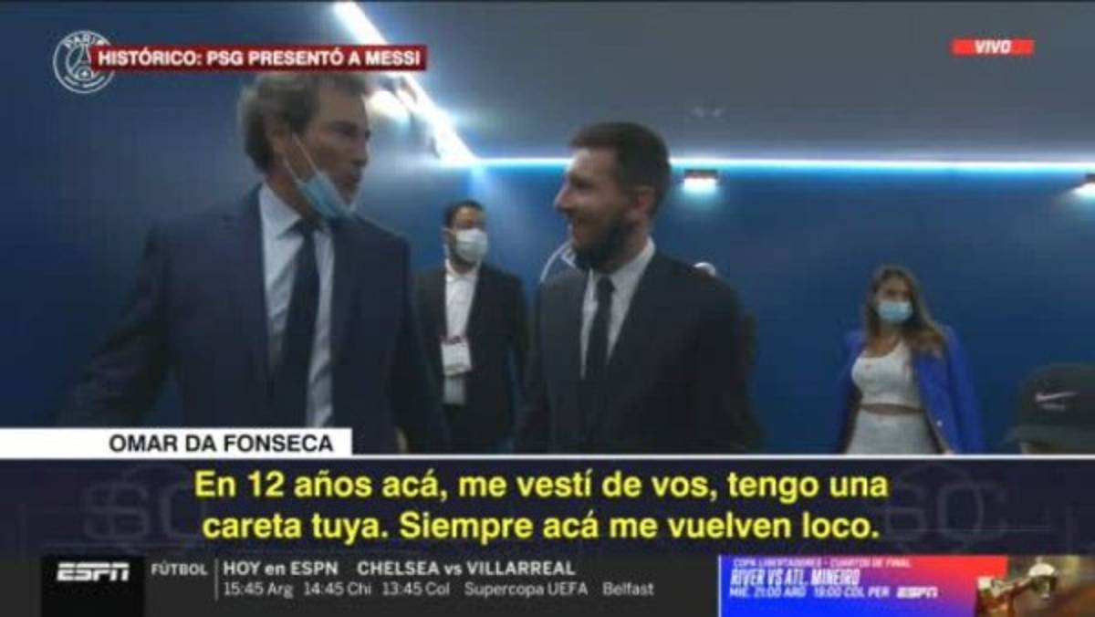 Le ofreció ayuda y entregó una tarjeta con su número: la sorpresa que se llevó Messi en su presentación con el PSG  
