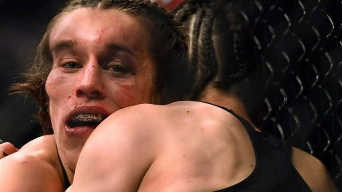 Fuerte paliza y cara deformada: Así quedó una luchadora de UFC tras perder una pelea