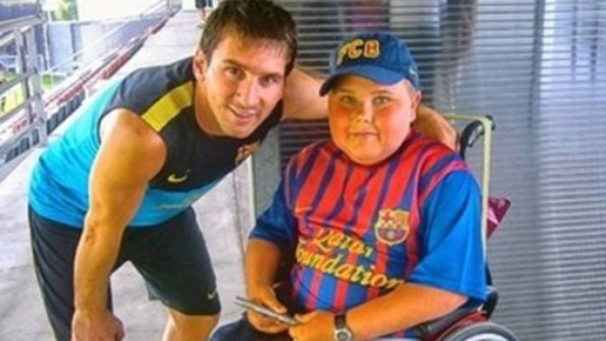 Messi le regaló un día inolvidable a este pequeño