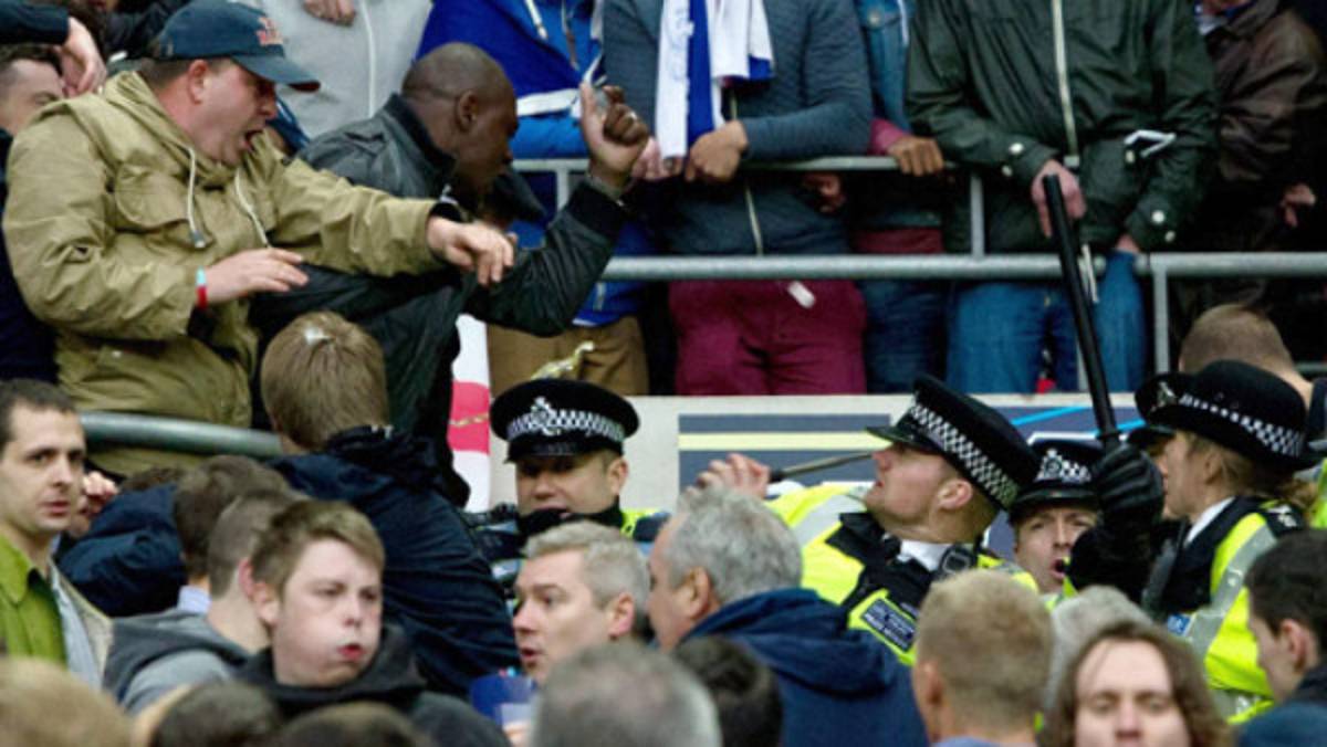 Hooligans del Millwall empañan la semifinal de FA Cup