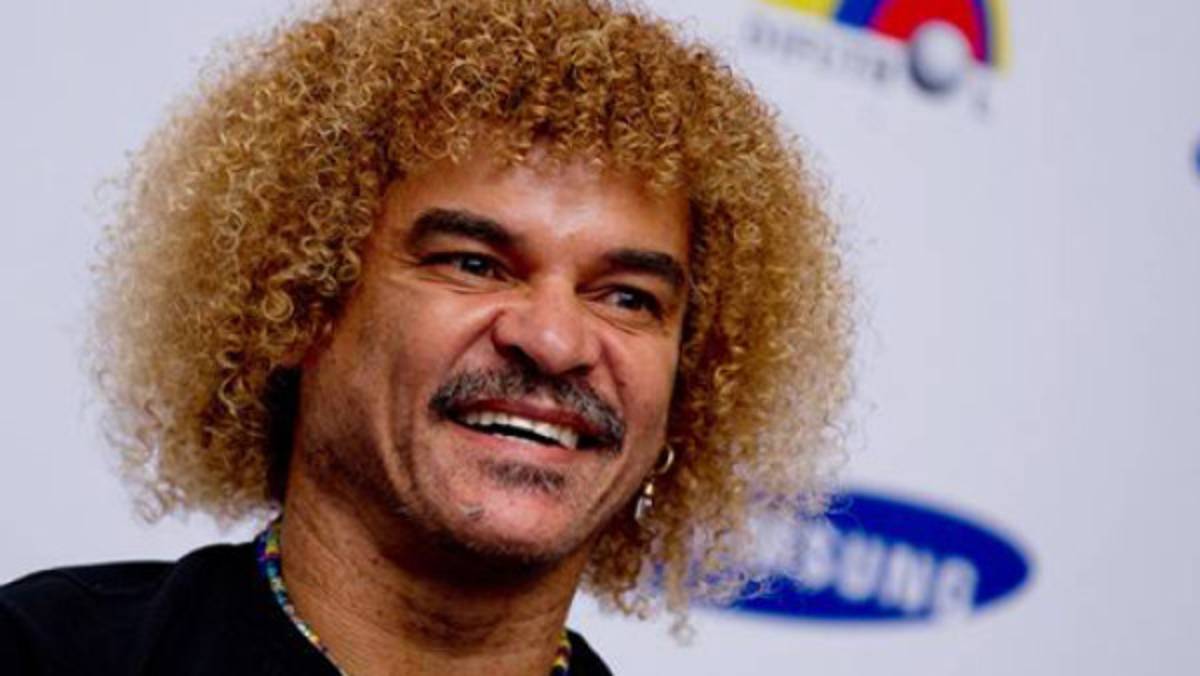 Carlos 'el Pibe” Valderrama teñirá de rosado su cabellera
