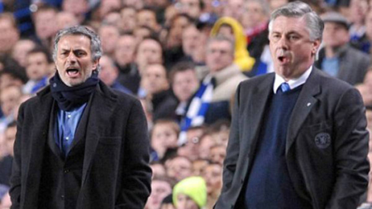 Carlo Ancelotti: 'Mourinho es una guillotina sobre mi cabeza'