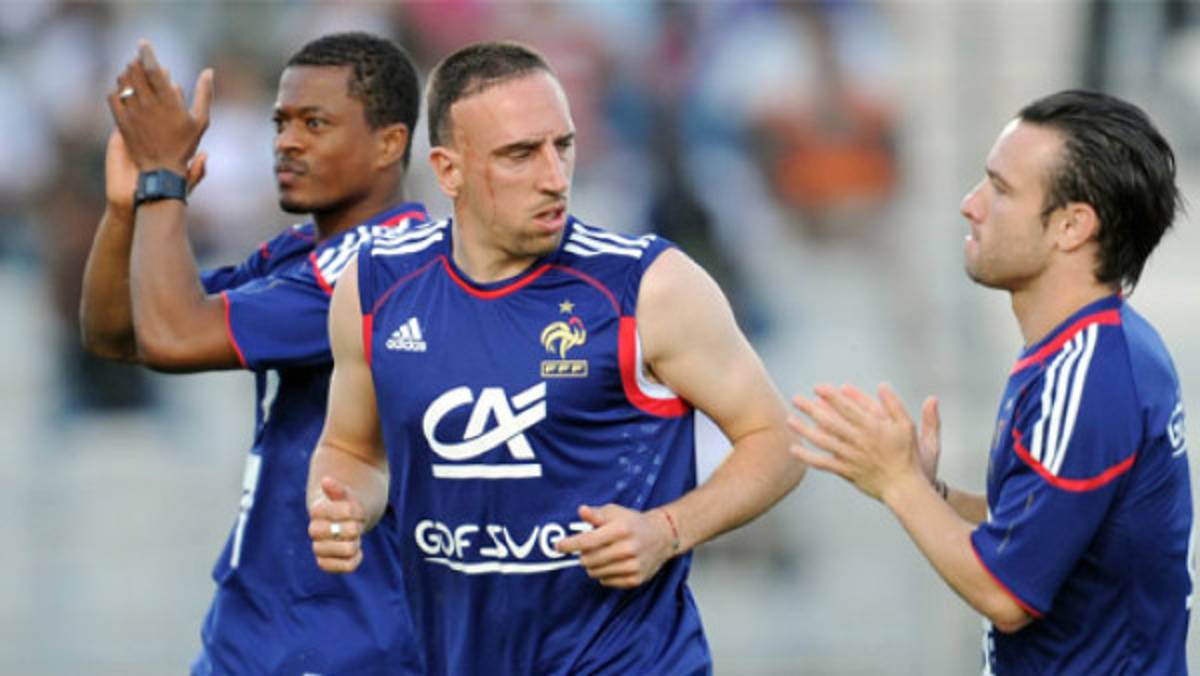 Piden a Ribéry y Benzema no ser 'Blues'