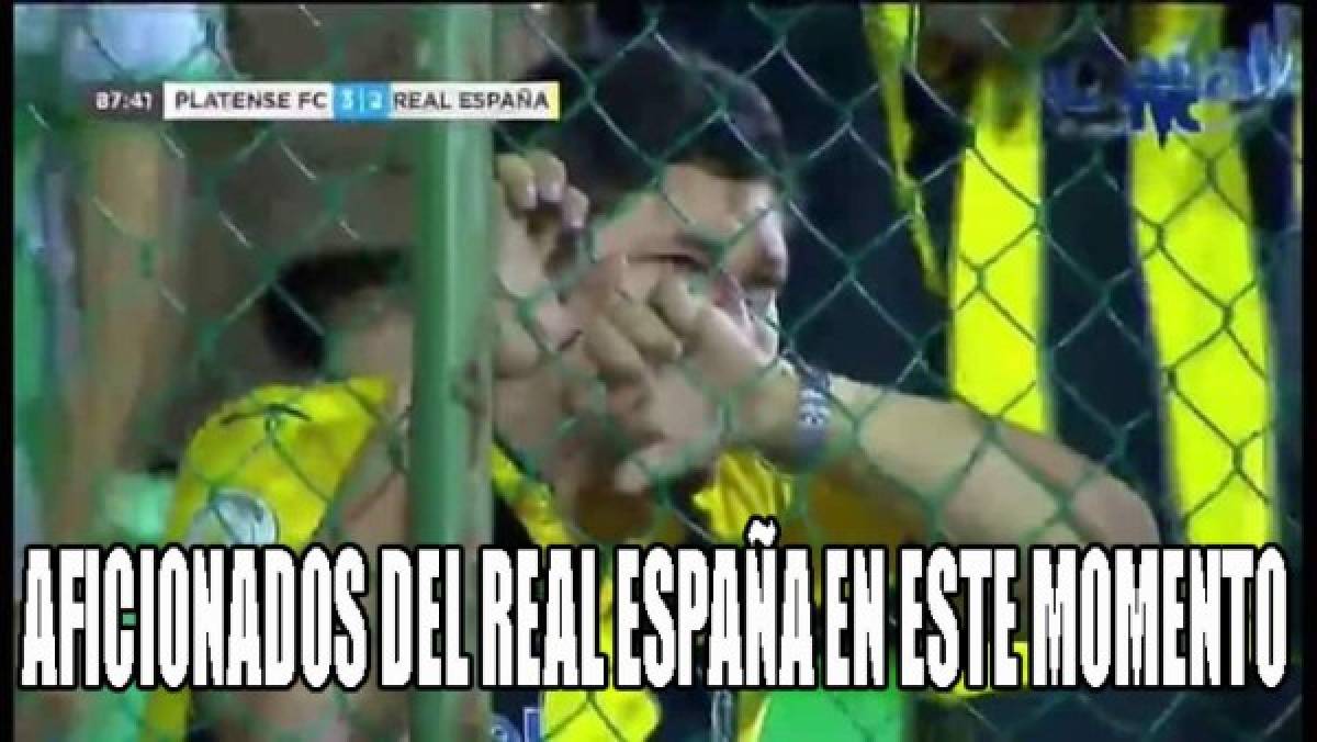 Real España, la burla en los memes tras quedar eliminados de la pentagonal