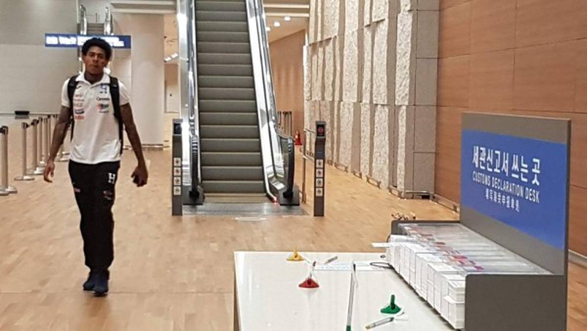 Las imágenes de la Selección de Honduras en Corea del Sur.