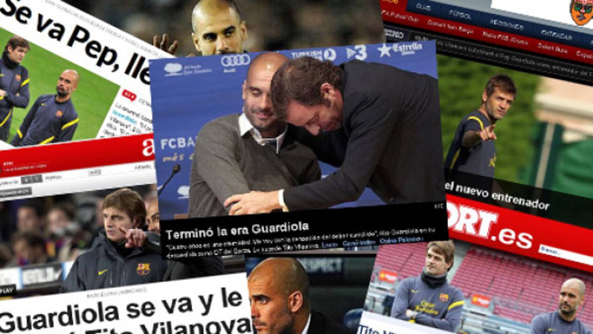 Salida de Pep Guardiola sorprende al mundo