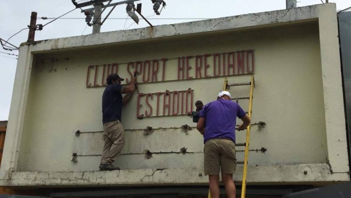 Herediano demuele el vetusto Eladio Rosabal Cordero y comienza el sueño de su nuevo estadio