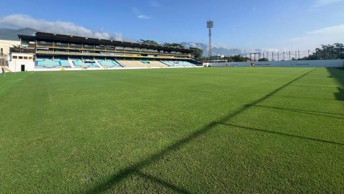 Ya hay fecha para jugar en la nueva grama del estadio Morazán: Así luce el recinto de San Pedro Sula